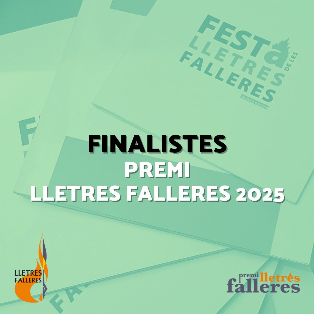 🔥📚Després de les falles... donem a conèixer els FINALISTES del premi LLETRES FALLERES 2025!

👉 lletresfalleres.org/finalistes-pre…

I demà anunciarem on i quan tindrà lloc la festa!