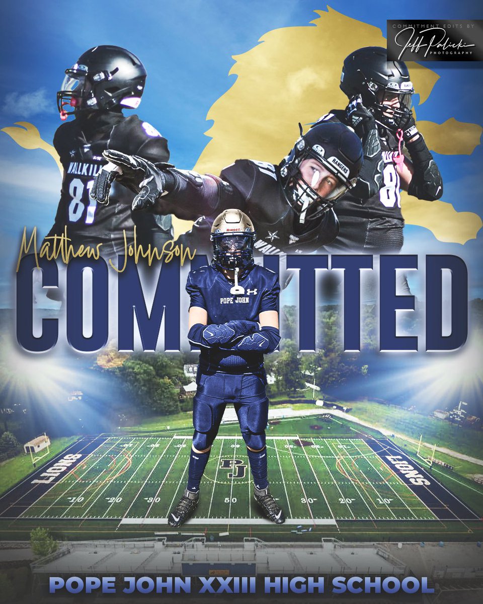 Matthew Johnson (@matt_g_johnson_) on Twitter photo Excited to announce my commitment to Pope John XXIII High School! Thank you <a href="/CoachGaston_/">Dominique Gaston</a> <a href="/KristianVozza/">Kristian Vozza</a> and everyone at <a href="/PopeJohnLionsFB/">Lions Football</a> for the opportunity. Beyond proud to represent them for the next 4 years. Go Lions! #classof2029 #wearepopejohn #essehonorempatrinostro Excited to announce my commitment to Pope John XXIII High School! Thank you <a href="/CoachGaston_/">Dominique Gaston</a> <a href="/KristianVozza/">Kristian Vozza</a> and everyone at <a href="/PopeJohnLionsFB/">Lions Football</a> for the opportunity. Beyond proud to represent them for the next 4 years. Go Lions! #classof2029 #wearepopejohn #essehonorempatrinostro