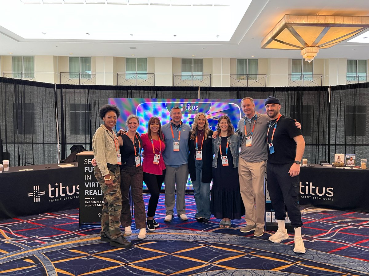 TitusTalent's tweet image. And that’s a wrap on the EOS Conference! From powerful sessions and conversations to mixers and laughter-filled dinners—we’re walking away inspired, energized, and grateful. Swipe through to relive a few of our favorite moments!

#TitusTalent #EOSConference #HighTechHighTouch