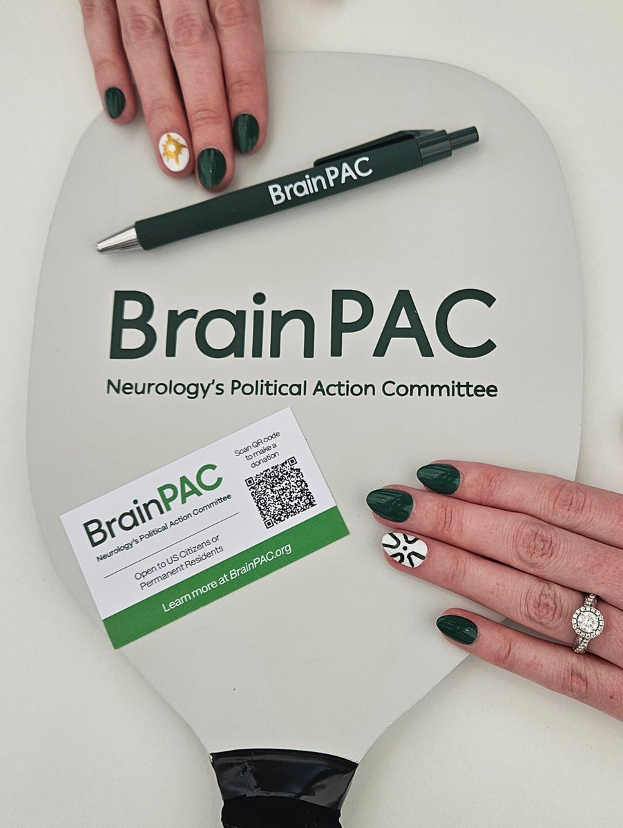 #brainPAC helps with burnout,  just like having time to paint these nails! By taking action and contributing to #aanadvocacy, you're helping not just your patients but yourself as well with wellbeing!
<a href="/AANmember/">American Academy of Neurology</a> #AANAM