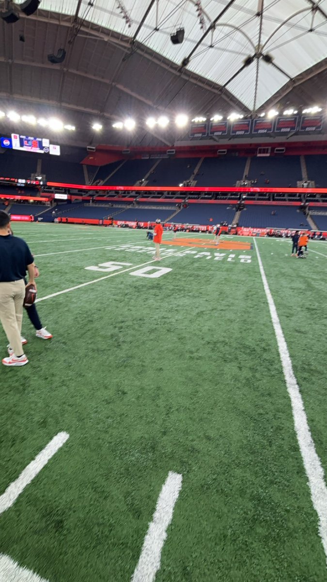 Super excited to get out to Syracuse Wednesday for the spring practice.<a href="/CoachNixon_Cuse/">Jeff Nixon</a> <a href="/FranBrownCuse/">Fran Brown</a> <a href="/AdamTerry_78/">Adam Terry</a> <a href="/FootballMcquaid/">McQuaid Football</a>