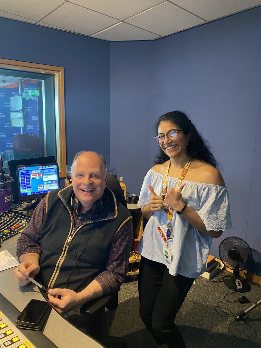 Chandini Subramanyam (@chan_supermario) on Twitter photo Thanks to Ben for having me on the Tea and Talk show last Friday on BBC Radio Leicester! We chatted all about family carers, misogyny, the new Netflix show “Adolescence” and the charity: Invisible Army.
To listen back just go to BBC Sounds.
<a href="/LOROSEducation/">LOROS Centre for Excellence</a>
<a href="/SocSciHealth/">SAPPHIRE research</a> Thanks to Ben for having me on the Tea and Talk show last Friday on BBC Radio Leicester! We chatted all about family carers, misogyny, the new Netflix show “Adolescence” and the charity: Invisible Army.
To listen back just go to BBC Sounds.
<a href="/LOROSEducation/">LOROS Centre for Excellence</a>
<a href="/SocSciHealth/">SAPPHIRE research</a>