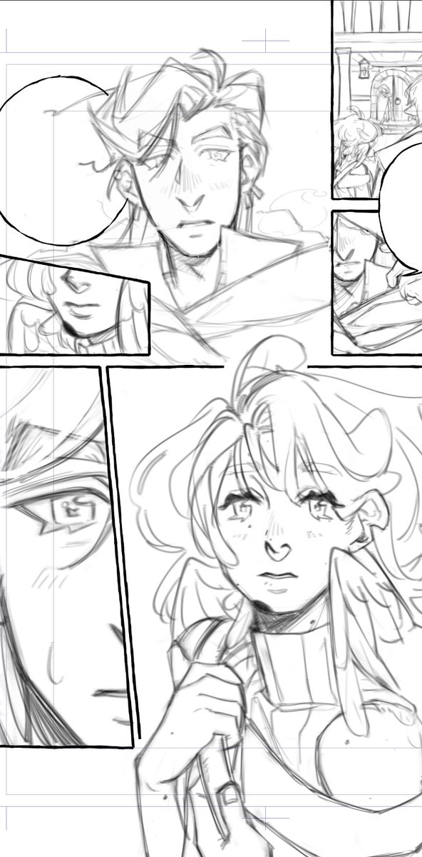first meeting #wip #oc 💞