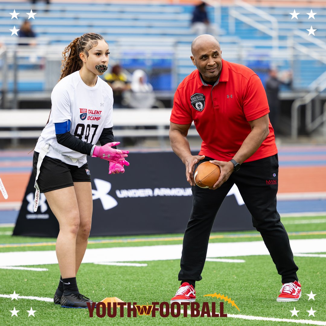 📍USA Football Talent ID Camp

This event provided the opportunity for youth flag athletes to showcase their skills for USA Football scouts and coaches