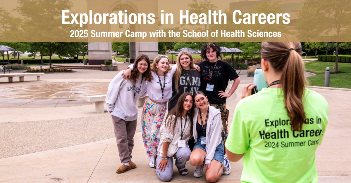 📢We are enrolling for the 2025 #Explorations in Health Careers #SummerCamp this June. We'll help you explore future #HealthCareers that match your current interests in the natural sciences, social sciences &amp; more. Learn more and register at oakland.edu/shs/camps. 
#ThisIsOU