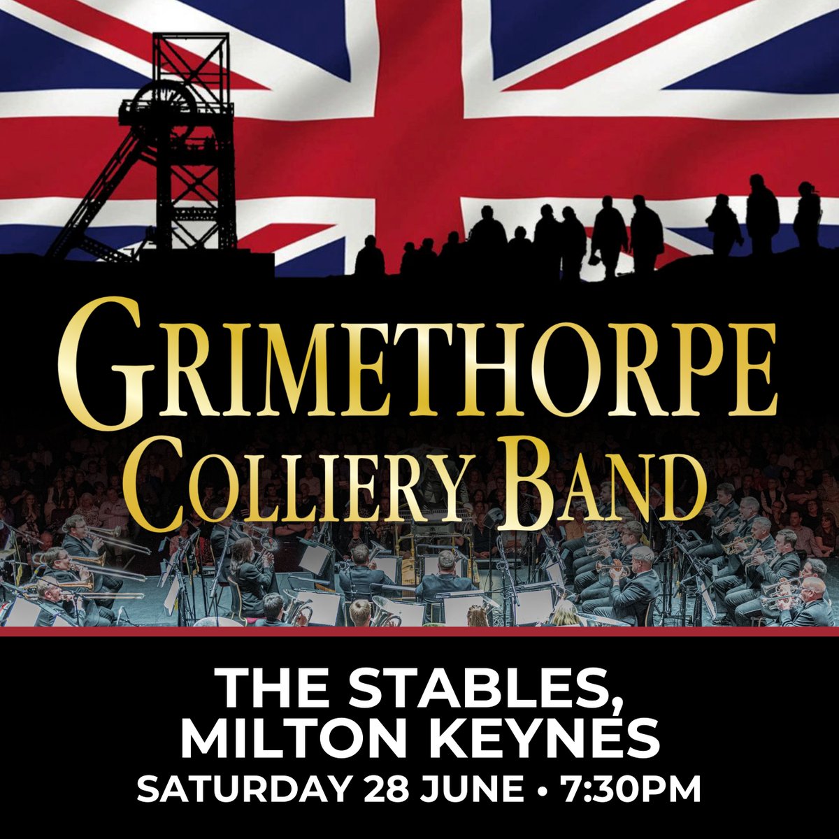 Grimethorpe Colliery Band (@grimethorpeband) on Twitter photo 🎟️ THE STABLES, MILTON KEYNES | CONCERT
Grimethorpe Colliery Band are pleased to return to The Stables, Milton Keynes on Saturday 28th June.
📆 Saturday 28th June 2025
🕑 7:30 PM
📍 <a href="/StablesMK/">The Stables MK</a>
ℹ️ Tickets:
stables.org/event/grimetho… 🎟️ THE STABLES, MILTON KEYNES | CONCERT
Grimethorpe Colliery Band are pleased to return to The Stables, Milton Keynes on Saturday 28th June.
📆 Saturday 28th June 2025
🕑 7:30 PM
📍 <a href="/StablesMK/">The Stables MK</a>
ℹ️ Tickets:
stables.org/event/grimetho…