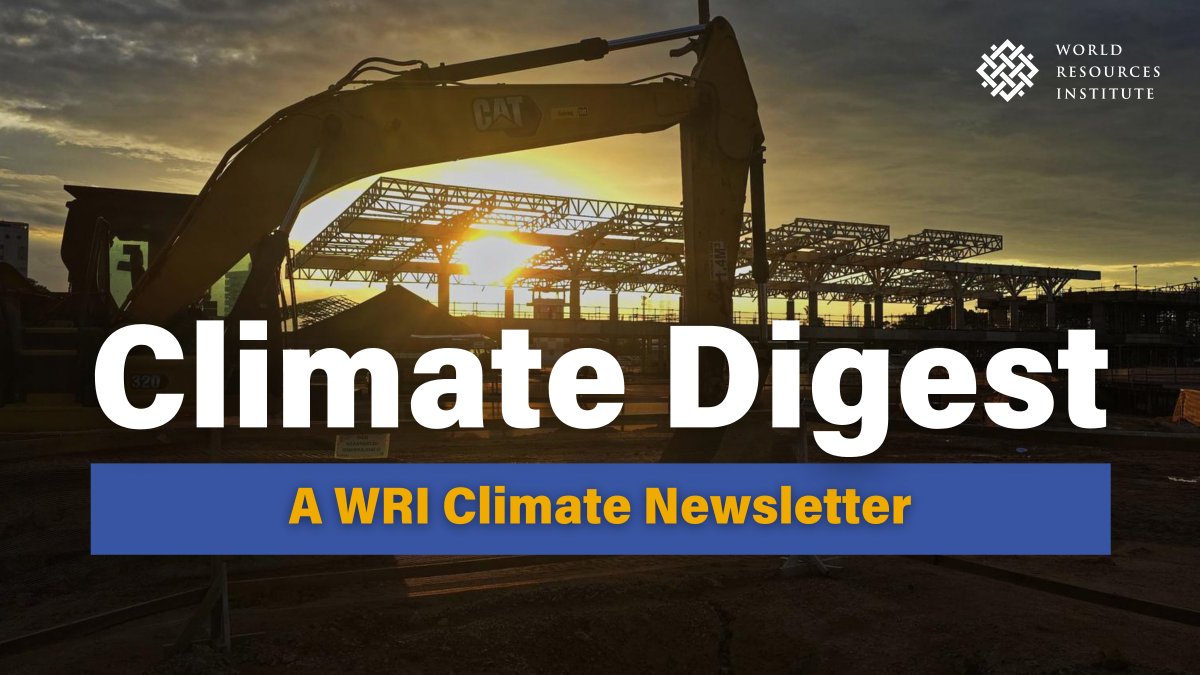 WRIClimate's tweet image. With #COP30 on the horizon, Brazil’s presidency is making one thing clear—it&apos;s time to move from negotiations to delivering action on the ground.

This month the #ClimateDigest dives into C0P30 priorities, WMO climate breaking records and more. Click here to read the full…