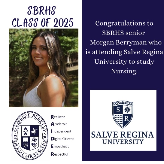 SBRHSBrels's tweet photo. Congratulations Morgan! @SalveRegina https://t.co/nrMcq7bRWm