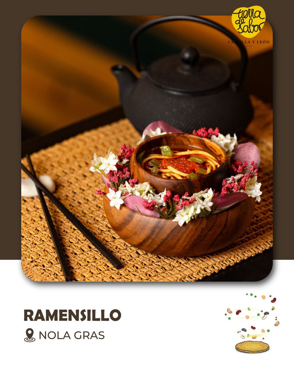 ¿Cocina fusión? Preparaos para «Ramensillo» , la #tapa con la que #DavidLorente de #NolaGras participa en este II Campeonato Nacional desTAPA las LEGUMBRES <a href="/tierradesabor/">Tierra de Sabor</a> 
Probar para creer.

#Zaragoza #desTAPAlasLEGUMBRES #legumbreslovetapas #legumbresentapas #pinchodelegumbres