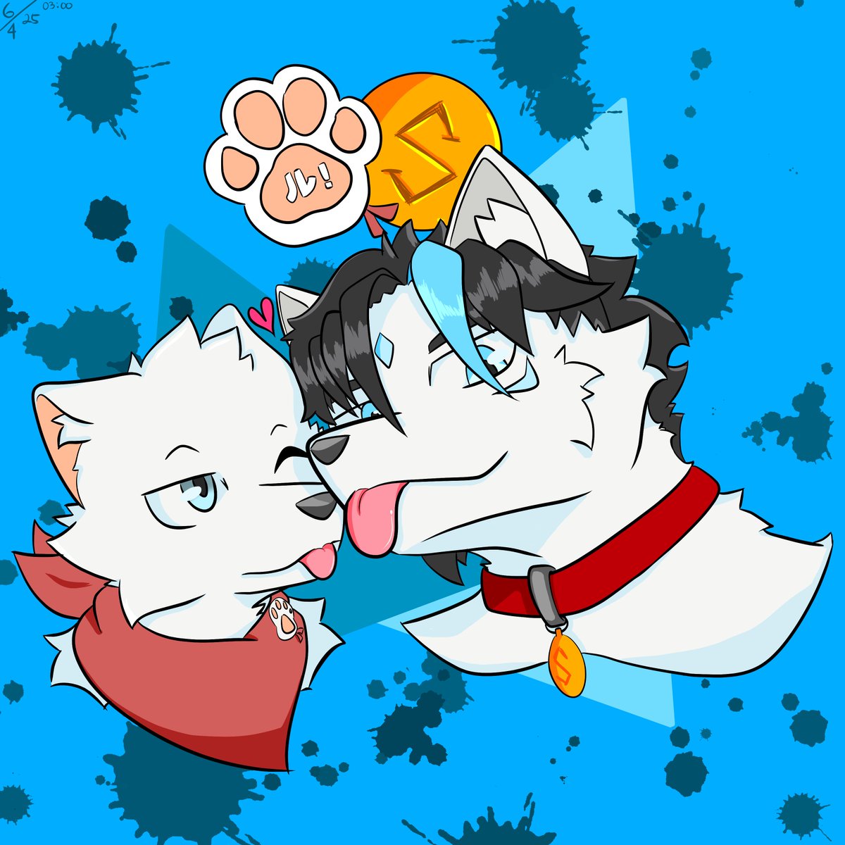 ShirogamiKiba's tweet image. Me and my buppy~ 💖🐶
