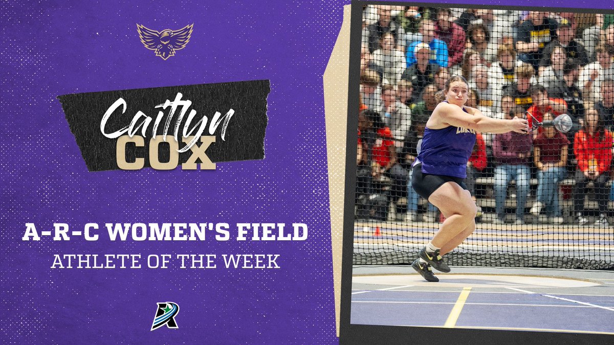 WHAT CAN’T THESE TWO DO?! 🤯🤯

<a href="/eseipel1/">emma seipel</a> and <a href="/caitlyn_478/">Caitlyn Cox</a> earned <a href="/AmerRiversConf/">American Rivers Conference (A-R-C)</a> Female Athlete of Week and Women’s Field Athlete of the Week honors respectively following their outdoor season debut this past weekend‼️

#GoDuhawks