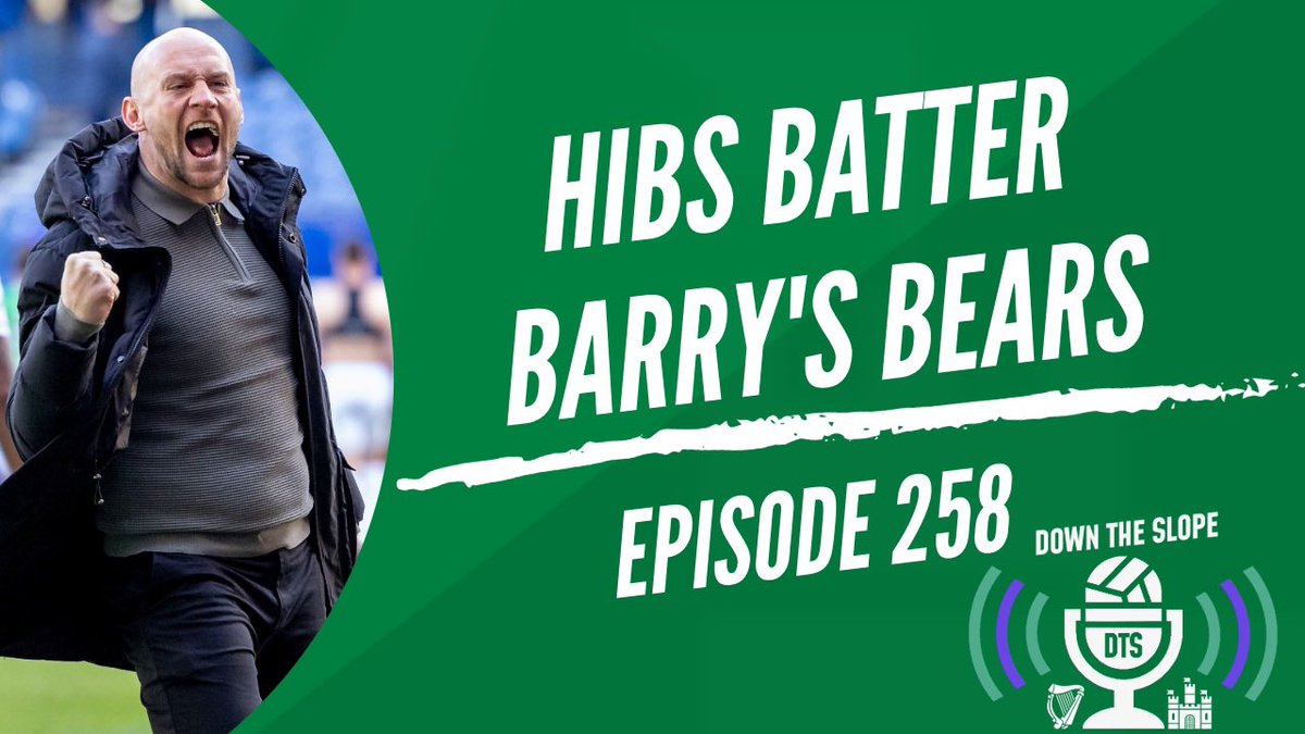 HIBS BATTER BARRY’S BEARS | BEAT GK’S THIS CENTURY? | EP258 

- That win at Ibrox💚
- The run-in for 3rd🥉
- Look ahead to Dundee⏭️
- Best goalkeepers🧤

📺 youtube.com/live/29s6Xj20N…

🎧 open.spotify.com/episode/5bfden…