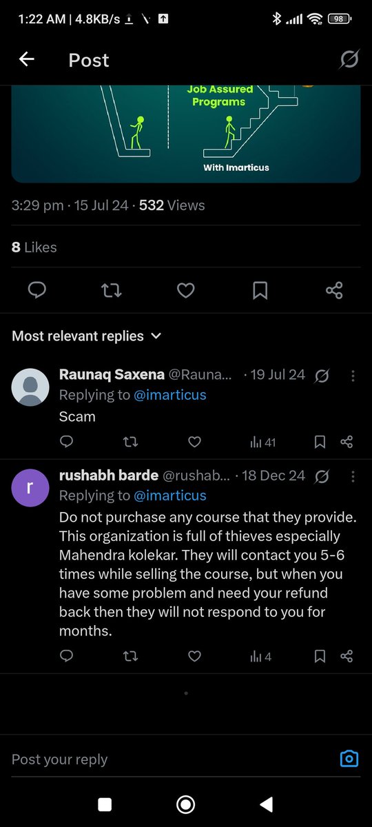 shivhare_arman's tweet image. I&apos;m here to tell you about the Institute who is doing a fraudulent business in the name of education. I know many of you have been scammed. and I appeal to concerned authorities to take strict action. Here is proof
@imarticus @Uppolice #Lucknow
#imarticuslearning #Students #Scam