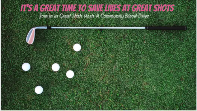 We're hosting the Community Blood Bank for a Blood Drive on Friday, April 18 from 9AM to 12:30PM and 2PM to 4PM. Schedule a donation time by selecting the link: signupgenius.com/go/greatshotsa… or call 605-331-3222.