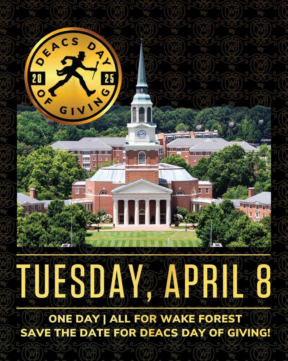 African American Studies | Wake Forest University (@wfuafamstudies) on Twitter photo ONE DAY! ANY AMOUNT! ALL FOR <a href="/WakeForest/">Wake Forest University</a>! Support <a href="/WFUAfAmStudies/">African American Studies | Wake Forest University</a> on Deacs Day of Giving | Give now at deacsgive.wfu.edu/campaigns/afri… ONE DAY! ANY AMOUNT! ALL FOR <a href="/WakeForest/">Wake Forest University</a>! Support <a href="/WFUAfAmStudies/">African American Studies | Wake Forest University</a> on Deacs Day of Giving | Give now at deacsgive.wfu.edu/campaigns/afri…