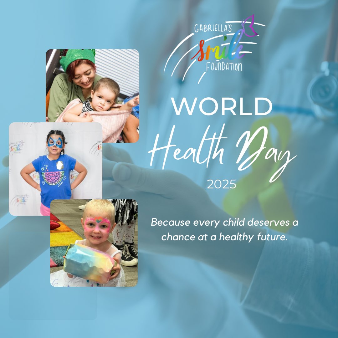 Today on #WorldHealthDay, we honor Gabriella’s legacy by standing with kids fighting pediatric cancer. Every child deserves a chance at a healthy future.  

#GabriellasSmile #HealthForAll #PediatricCancerAwarenes #MoreThan4