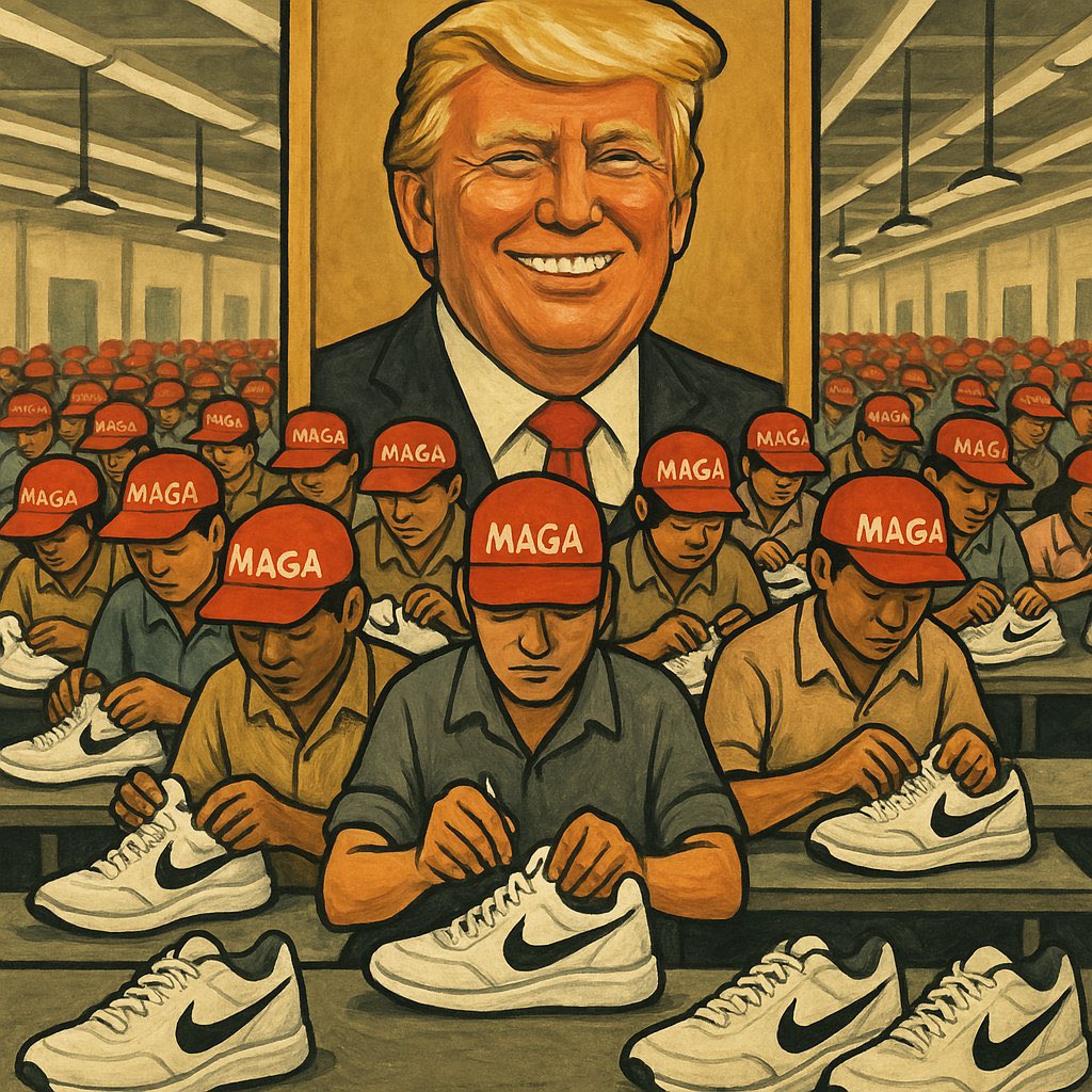 <a href="/damengchen/">Damon Chen</a> It’s missing a giant Dear Orange Leader portrait on the wall over looking the workers