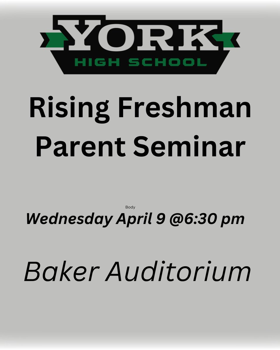 York High School tweet media