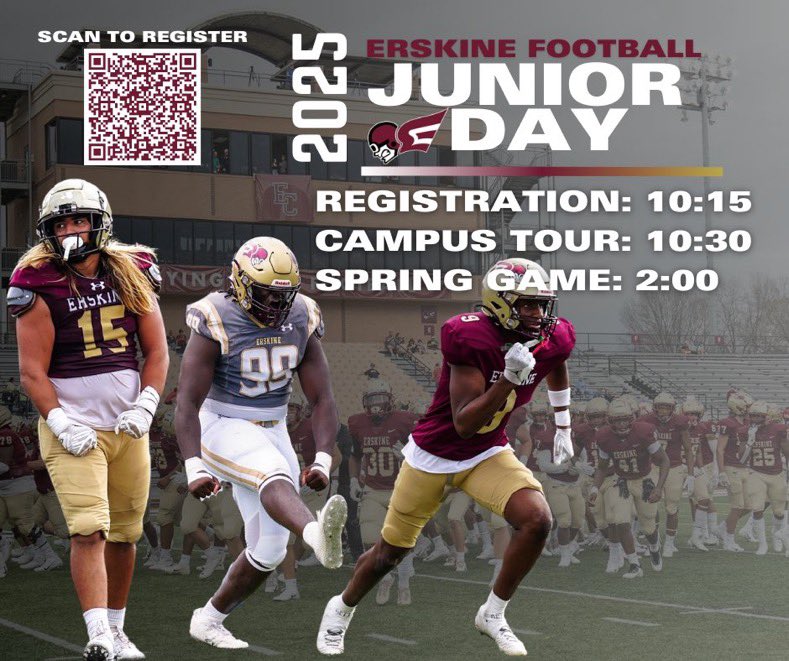 Keryien Brown (@kbrown20_) on Twitter photo Thank you <a href="/icoachfb/">Christopher Williams</a> & <a href="/FleetFB/">Erskine Football</a> for Jr day invite!🛢️ <a href="/BYDEFENSE/">Bill Young</a> <a href="/CoachFord__/">Coach Ford</a> <a href="/himiam68/">Quincy Townsend</a> <a href="/Coach_KRob/">Kevin Roberts</a> Thank you <a href="/icoachfb/">Christopher Williams</a> & <a href="/FleetFB/">Erskine Football</a> for Jr day invite!🛢️ <a href="/BYDEFENSE/">Bill Young</a> <a href="/CoachFord__/">Coach Ford</a> <a href="/himiam68/">Quincy Townsend</a> <a href="/Coach_KRob/">Kevin Roberts</a>