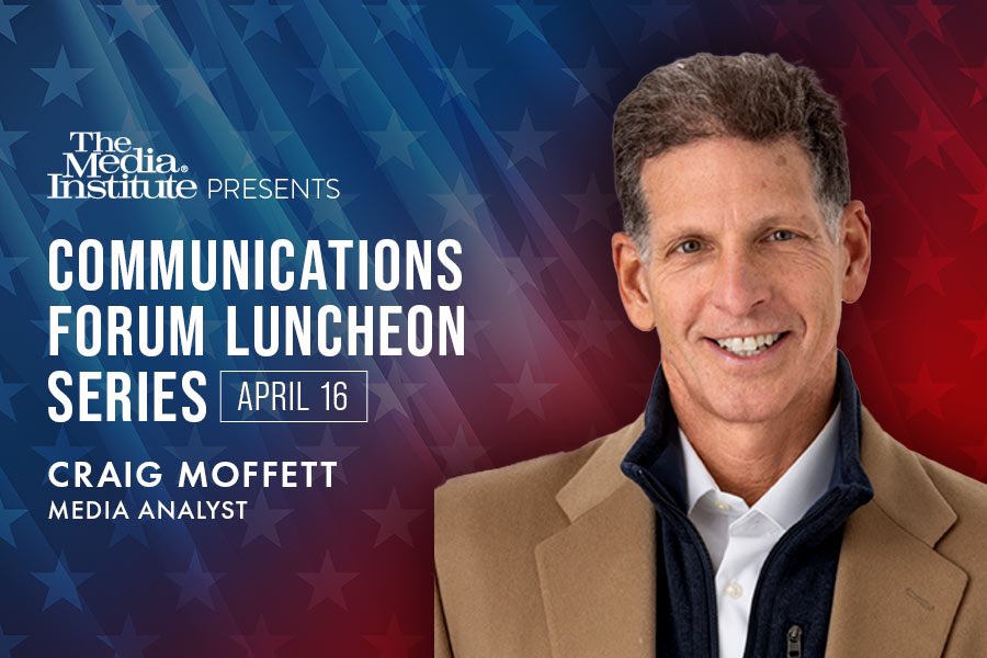 Looking forward to welcoming Media Analyst Craig Moffett as our speaker next week. For more about our Luncheon Series: mediainstitute.org/communications…