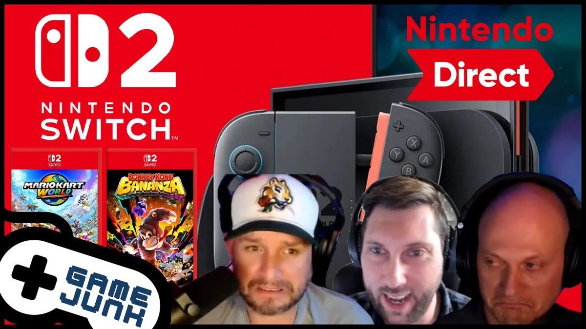 Game Junk 229: Breaking Down the Switch 2 Nintendo Direct youtu.be/J3KIzSiMbVg