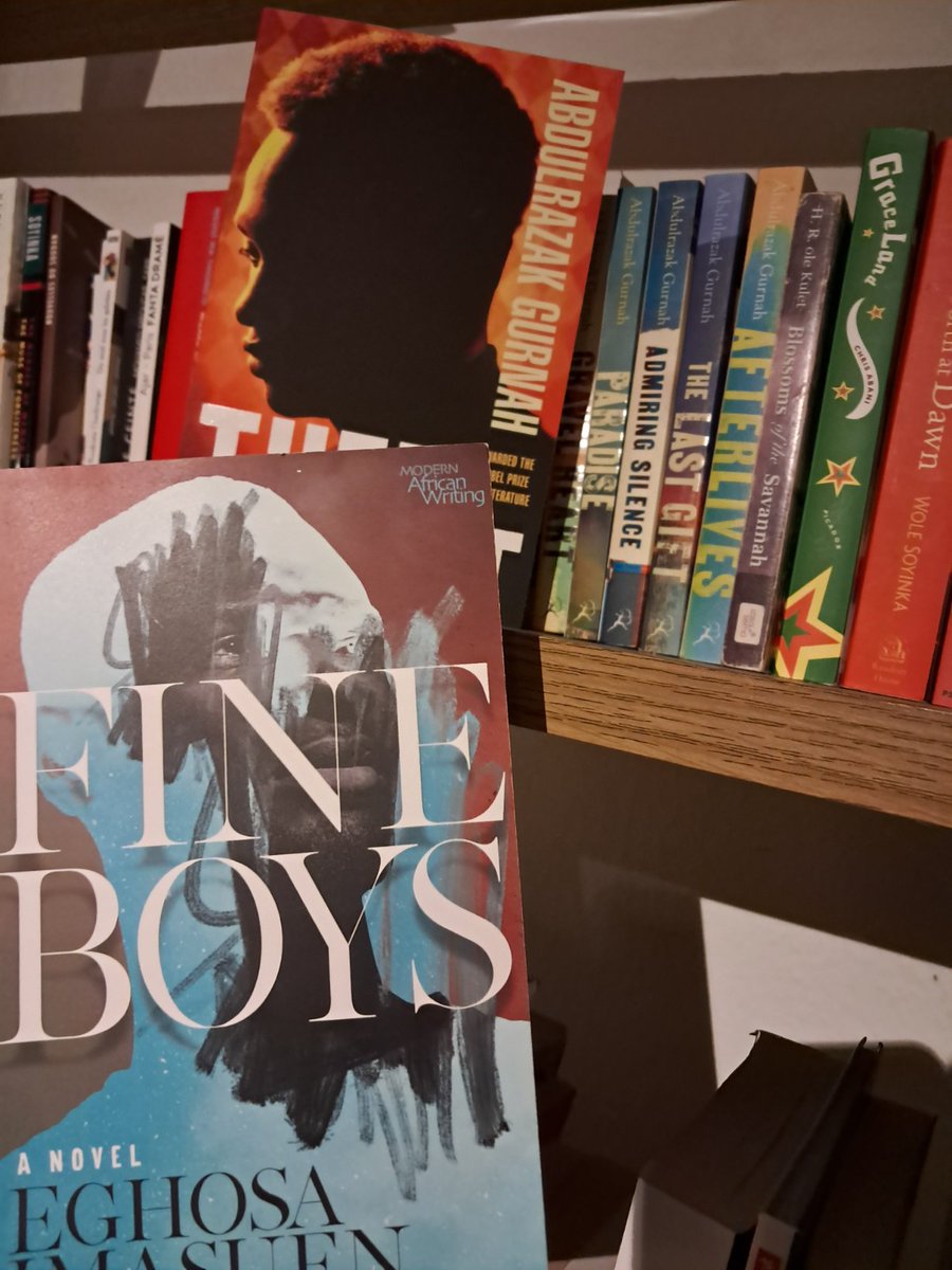 <a href="/eimasuen/">Eghosa Imasuen</a> is also a remarkable writer. Fine Boys is excellent. Although I was saddened by the allusion to languages disappearing within families.