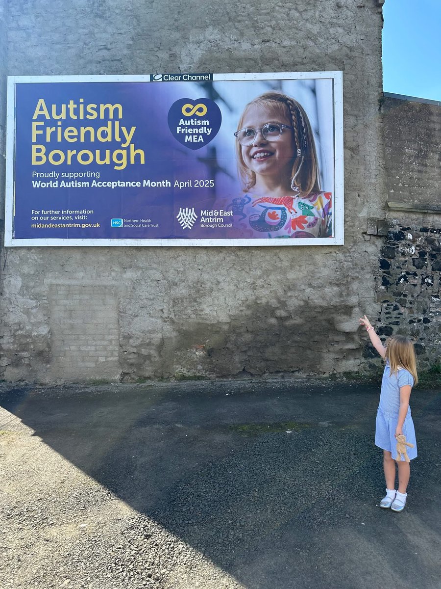 Dunclug Primary School (@dunclugps) on Twitter photo ๐ ๐ What a star! ๐ ๐
Brilliant to see our Lydia feature in the <a href="/mea_bc/">Mid and East Antrim Borough Council</a> autism friendly ads across the borough! ๐คฉ
Great to see our council celebrate World Autism Acceptance Month and reinforcing its commitment to creating an inclusive community for all! โบ๏ธ ๐ ๐ What a star! ๐ ๐
Brilliant to see our Lydia feature in the <a href="/mea_bc/">Mid and East Antrim Borough Council</a> autism friendly ads across the borough! ๐คฉ
Great to see our council celebrate World Autism Acceptance Month and reinforcing its commitment to creating an inclusive community for all! โบ๏ธ