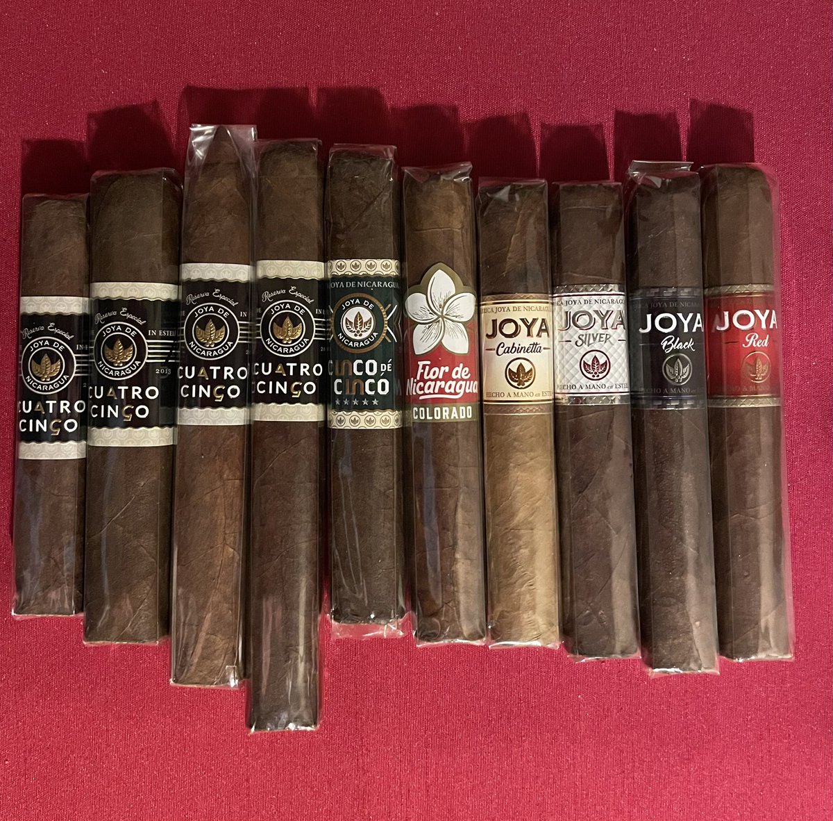 Peter Jones (@peterjones27) on Twitter photo <a href="/joyacigars/">Joya de Nicaragua</a> This cigar is SO good I got 1 of each vitola to try. I need to get your Classico range & Antano. I gotta try the dark corojo. <a href="/joyacigars/">Joya de Nicaragua</a> This cigar is SO good I got 1 of each vitola to try. I need to get your Classico range & Antano. I gotta try the dark corojo.
