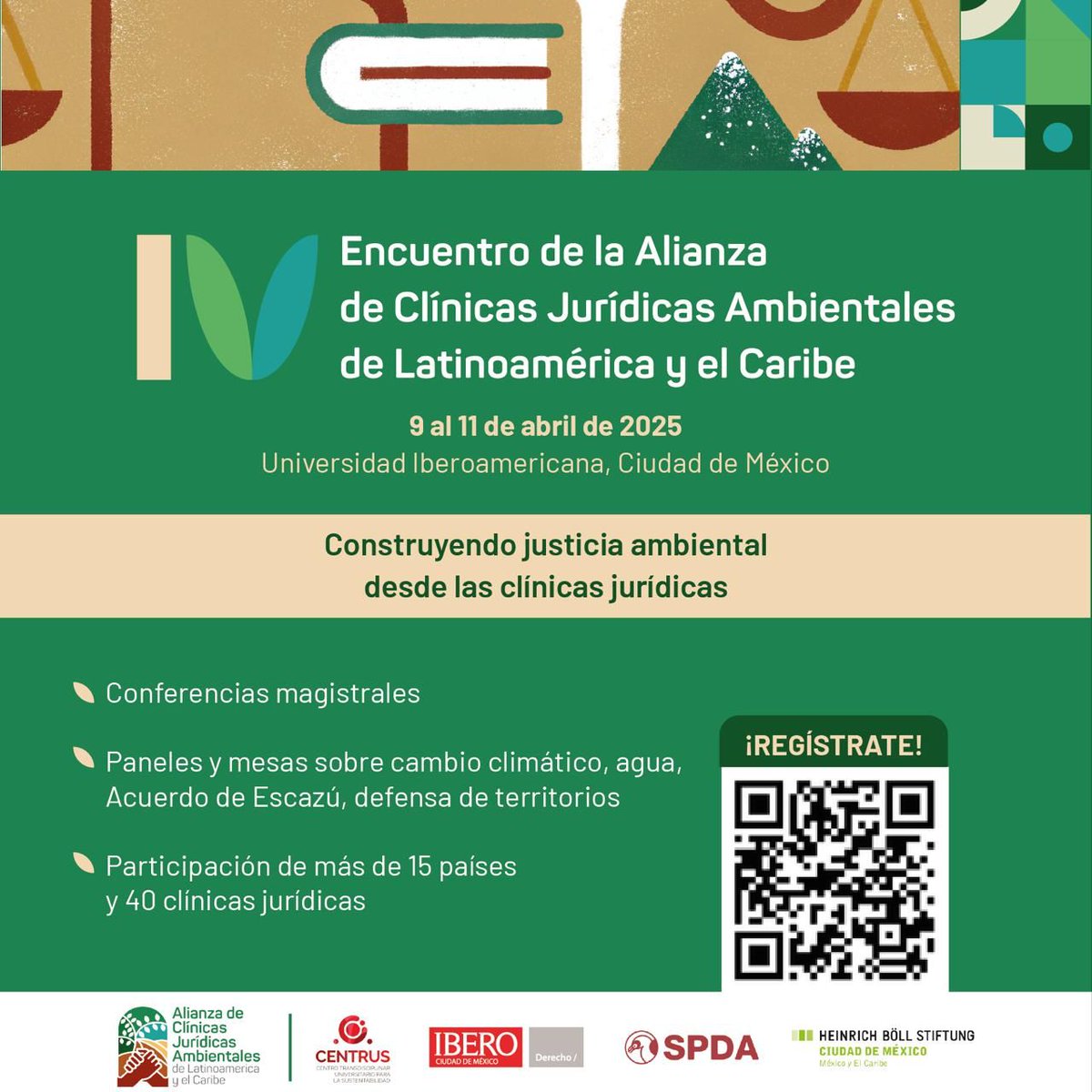 EPIC-LAC is delighted to participate in the IV Meeting of Environmental Legal Clinics of Latin America and the Caribbean from April 9-11, 2025, at the Universidad Iberoamericana in Mexico City.

Read the flyer below to learn more and register!