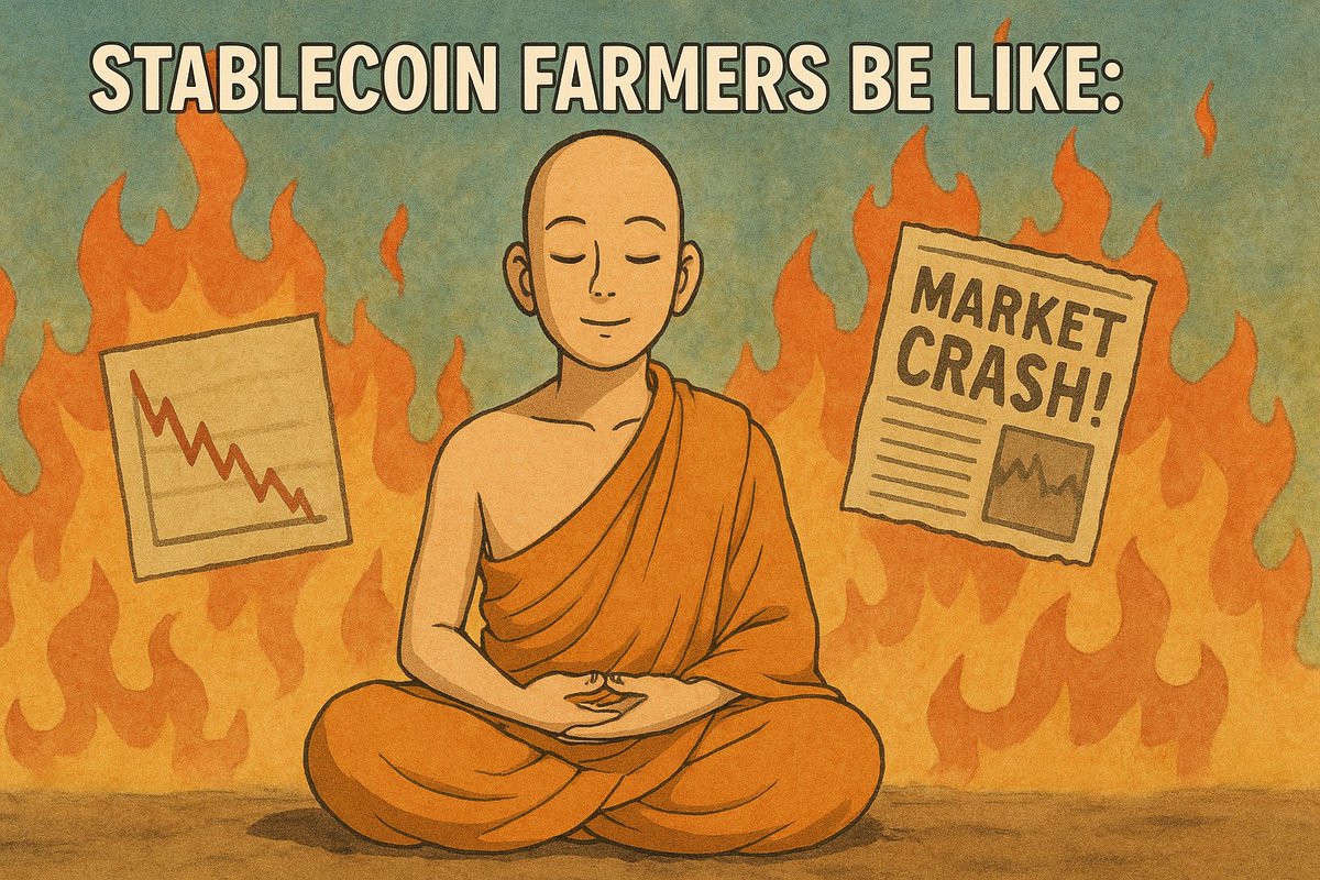 sim0.eth (@0xsim0) on Twitter photo Top Stablecoin Yields: 1-Click Leverage Edition
When you’re farming 25%+ APR on stablecoins…
Does it really matter what the market’s doing?
Stablecoin yields are good.
1-click leveraged stablecoin yields are better.
Here are the top current plays featuring
<a href="/eulerfinance/">Euler Labs</a> , Top Stablecoin Yields: 1-Click Leverage Edition
When you’re farming 25%+ APR on stablecoins…
Does it really matter what the market’s doing?
Stablecoin yields are good.
1-click leveraged stablecoin yields are better.
Here are the top current plays featuring
<a href="/eulerfinance/">Euler Labs</a> ,