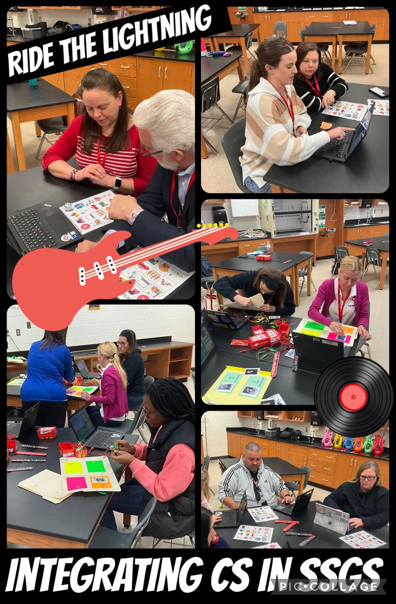 Loudoun County Computer Science Office (@csforlcps) on Twitter photo K-1 Ts spent the afternoon with <a href="/AlgorithmChef/">Shawn DeLuca</a> & <a href="/regratz87/">Becca Gratz</a> rocking out to a <a href="/Metallica/">Metallica</a> themed PD that had them Entering the Coding Sandman & Riding the Lightning to help spark CS integration in <a href="/SSGSlcps/">LCPS Social Science & Global Studies</a>. From <a href="/Ozobot/">Ozobot</a> to <a href="/makeymakey/">Makey Makey</a> to an air guitar competition, this PD rocked! K-1 Ts spent the afternoon with <a href="/AlgorithmChef/">Shawn DeLuca</a> & <a href="/regratz87/">Becca Gratz</a> rocking out to a <a href="/Metallica/">Metallica</a> themed PD that had them Entering the Coding Sandman & Riding the Lightning to help spark CS integration in <a href="/SSGSlcps/">LCPS Social Science & Global Studies</a>. From <a href="/Ozobot/">Ozobot</a> to <a href="/makeymakey/">Makey Makey</a> to an air guitar competition, this PD rocked!