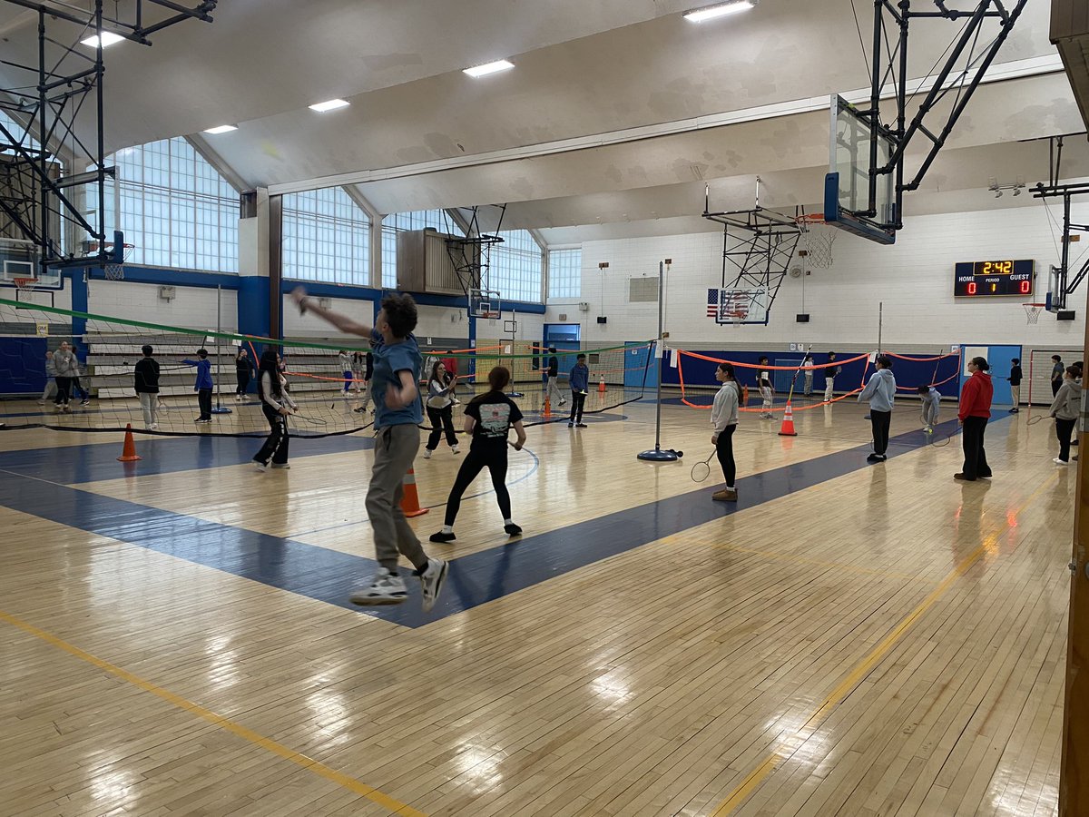 Monday PE Class Badminton Championships