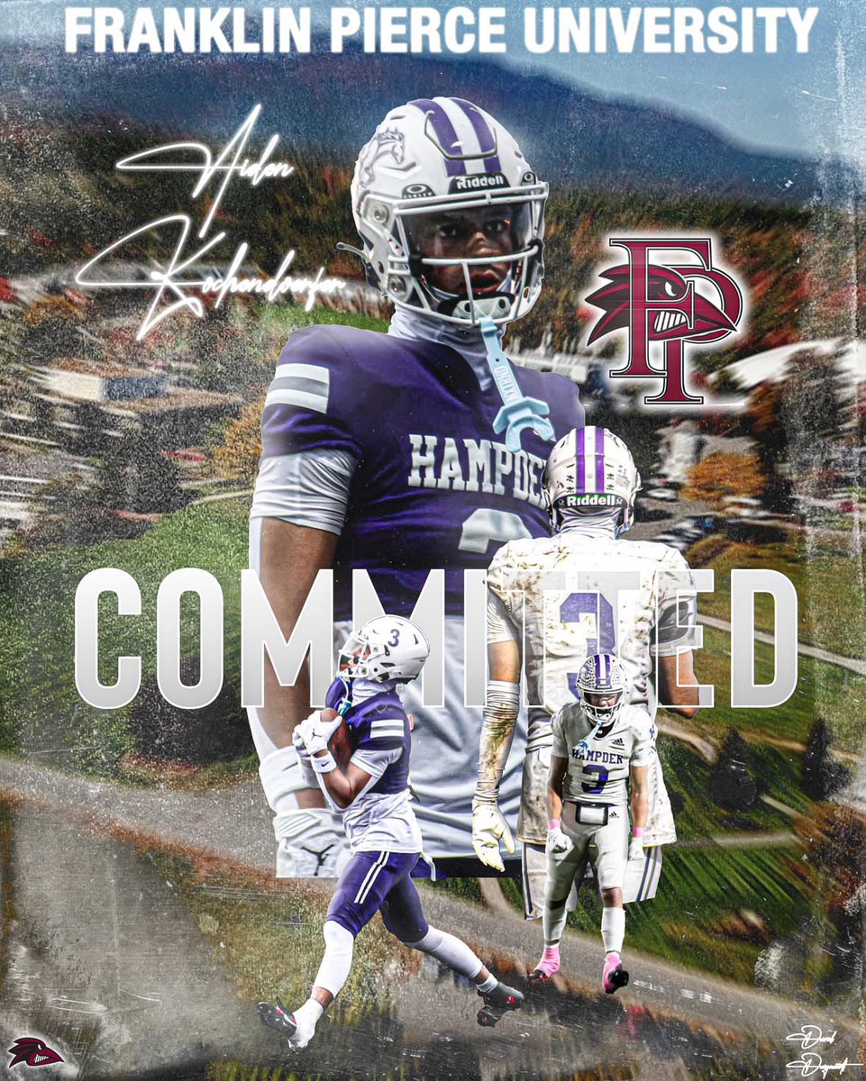 Aiden Kochendoerfer (@aidenkoch_3) on Twitter photo I am excited to announce my commitment to play division ll football at Franklin Pierce University! Thank you to all of my coaches and teammates! Special thanks to <a href="/Coach_GAS/">Russell Gaskamp</a> for giving me this opportunity! Also thank you <a href="/BroncoFootball_/">Hampden Academy Football</a>! Flock Ravens🐦⬛❤️🔥 I am excited to announce my commitment to play division ll football at Franklin Pierce University! Thank you to all of my coaches and teammates! Special thanks to <a href="/Coach_GAS/">Russell Gaskamp</a> for giving me this opportunity! Also thank you <a href="/BroncoFootball_/">Hampden Academy Football</a>! Flock Ravens🐦⬛❤️🔥