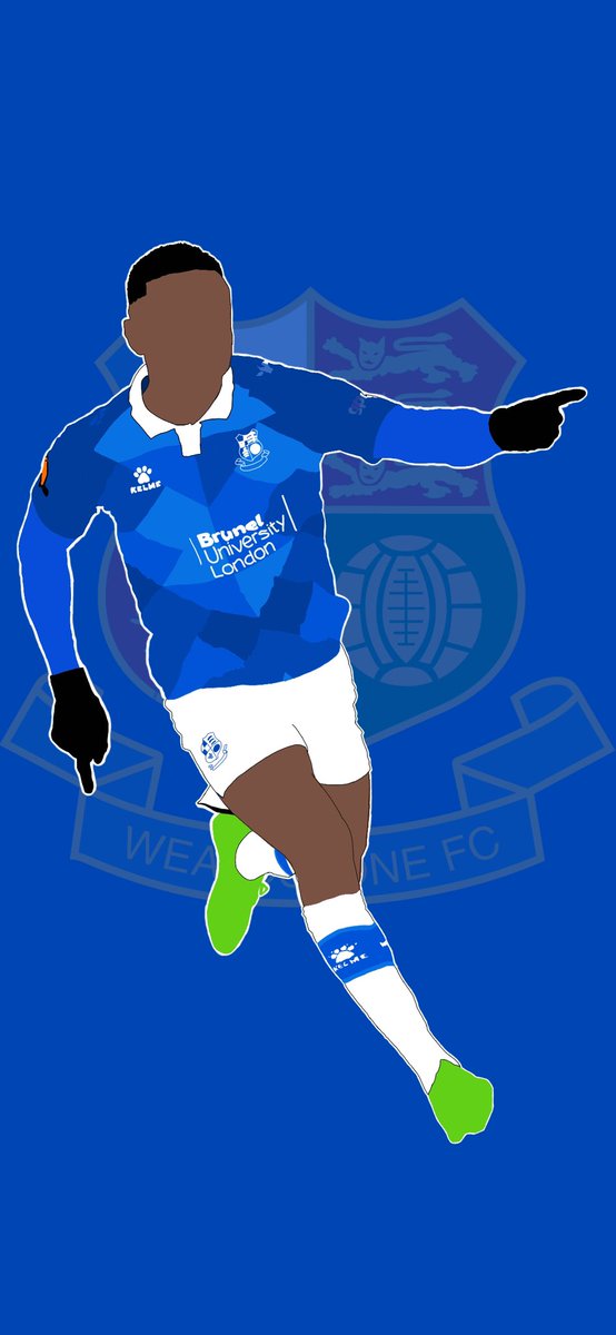 Another design done, this time for a #stones fan.. Alex Reid, first Wealdstone player for over a decade I think to have scored 20 goals. Some return considering he didn’t kick a ball until October!