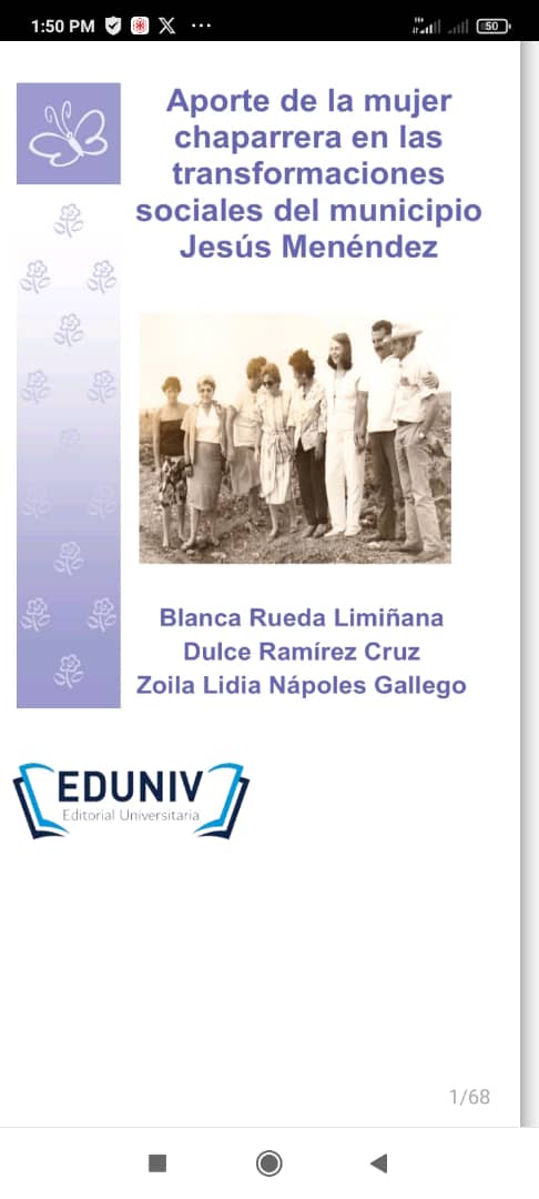 Presente el #CUMJesúsMenéndez en la rememoración de la ruta de Vilma por el municipio Jesús Menéndez. Se realizó la presentación del libro de historia de la FMC por una de sus autoras Zoila Lidia Nápoles, texto que es un producto del proyecto FIL. #CubaViveEnSuHistoria
