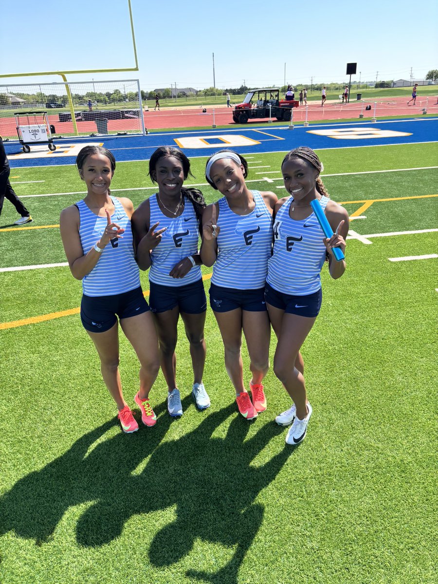 🚨 PR Alert🚨 New District 11-5A 4x100 Champions 46.72 Let’s GO! <a href="/EHSFrisco/">Emerson High School</a> <a href="/CoachParnell13/">Coach Shanta Parnell, MSED, CAA</a>
