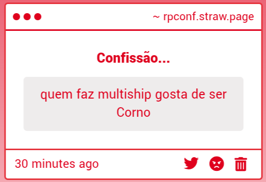 ৎ ꯭Ꮯonfissões ⌕𝓡𝘗 tweet media