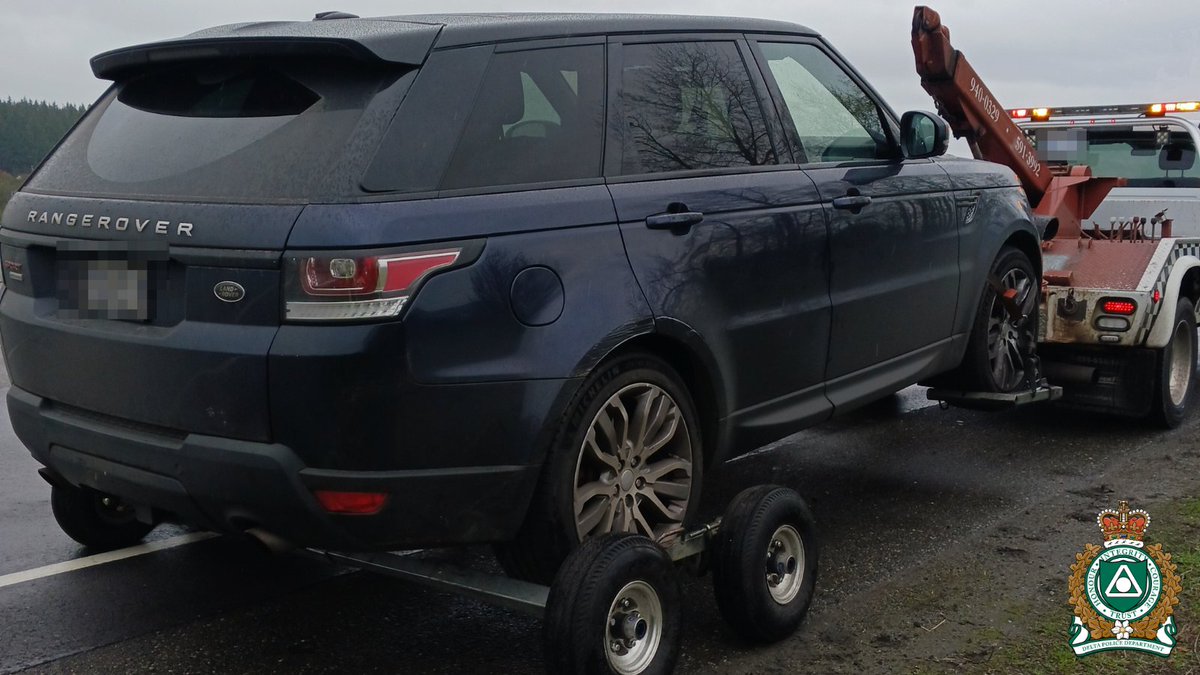 DPDTraffic's tweet photo. #ExcessiveSpeed doesn’t only cost money... it can cost lives. 🚨
Our #Traffic team stopped a driver going 166 km/h in a 100 zone on Hwy 99 at Hwy 91. The driver was fined and the vehicle impounded. #DeltaPolice is reminding drivers to slow down, especially on wet roads. https://t.co/NV4AF2rPXk