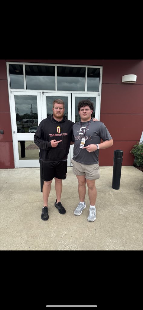 I had a great time visiting <a href="/ULM_FB/">ULM Football</a> ! Can’t wait to get back in Monroe !! <a href="/Coach_Cam71/">Coach Cam Blankenship</a> <a href="/bryantvincent44/">Coach Bryant Vincent</a> <a href="/Rockstar_Reed/">Reed A. Davis</a>