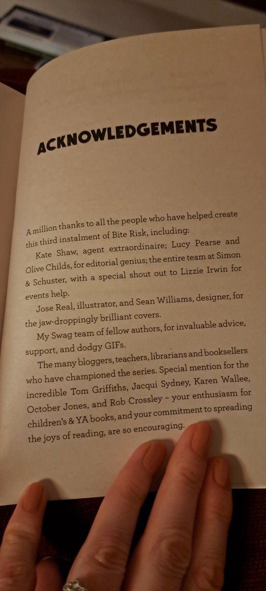 Wallee (@karen_wallee) on Twitter photo Publishing 24/4, Bite Risk Cold Blood is the thrilling finale to this brilliant series & 1 I've loved from the start. It was a teal honour to find my name in the acknowledgements.
Here's my review <a href="/SophsWills/">SJ Wills</a>
<a href="/simonkids_UK/">Simon & Schuster Children's Books</a> <a href="/simonYAbooks/">Simon YA</a>
kandobonkersaboutbooks.blogspot.com/2025/04/bite-r… Publishing 24/4, Bite Risk Cold Blood is the thrilling finale to this brilliant series & 1 I've loved from the start. It was a teal honour to find my name in the acknowledgements.
Here's my review <a href="/SophsWills/">SJ Wills</a>
<a href="/simonkids_UK/">Simon & Schuster Children's Books</a> <a href="/simonYAbooks/">Simon YA</a>
kandobonkersaboutbooks.blogspot.com/2025/04/bite-r…