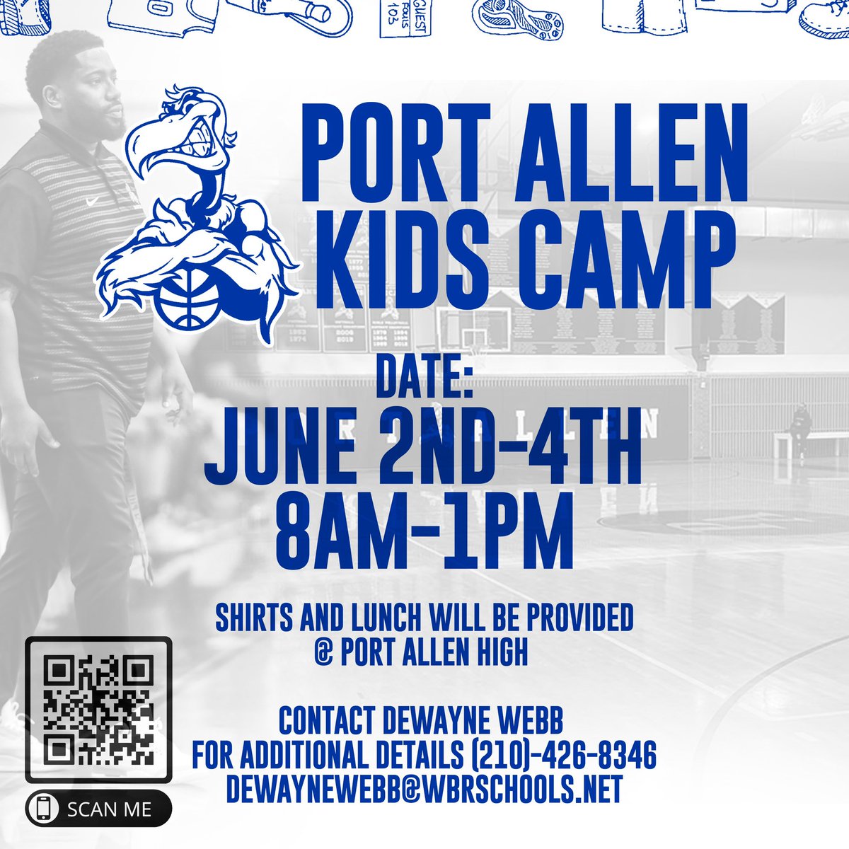 🌟 **Calling all kids ages 7-14!** 🌟

Join us for an exciting **Port Allen kids Skills and Drills Camp** where fun meets learning! 🎉 Whether you're a boy or a girl, we welcome all kids from West Baton Rouge and the surrounding areas to come and enhance your skills. #PAKids