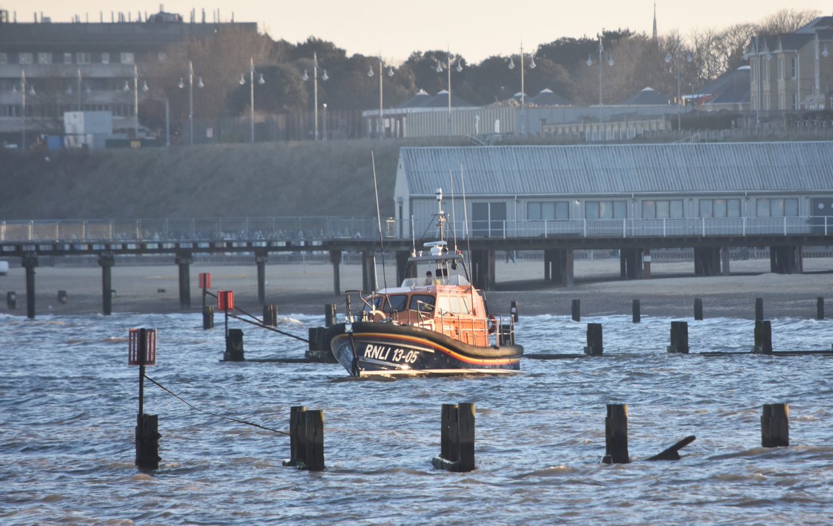 Two callouts at 6.08pm, when just going to sea for a training session and again at 8.59pm - to incidents in the South Beach and harbour areas. Stood by afloat for the first call for over two hours until stood down and held at mooring in readiness to launch for the second.