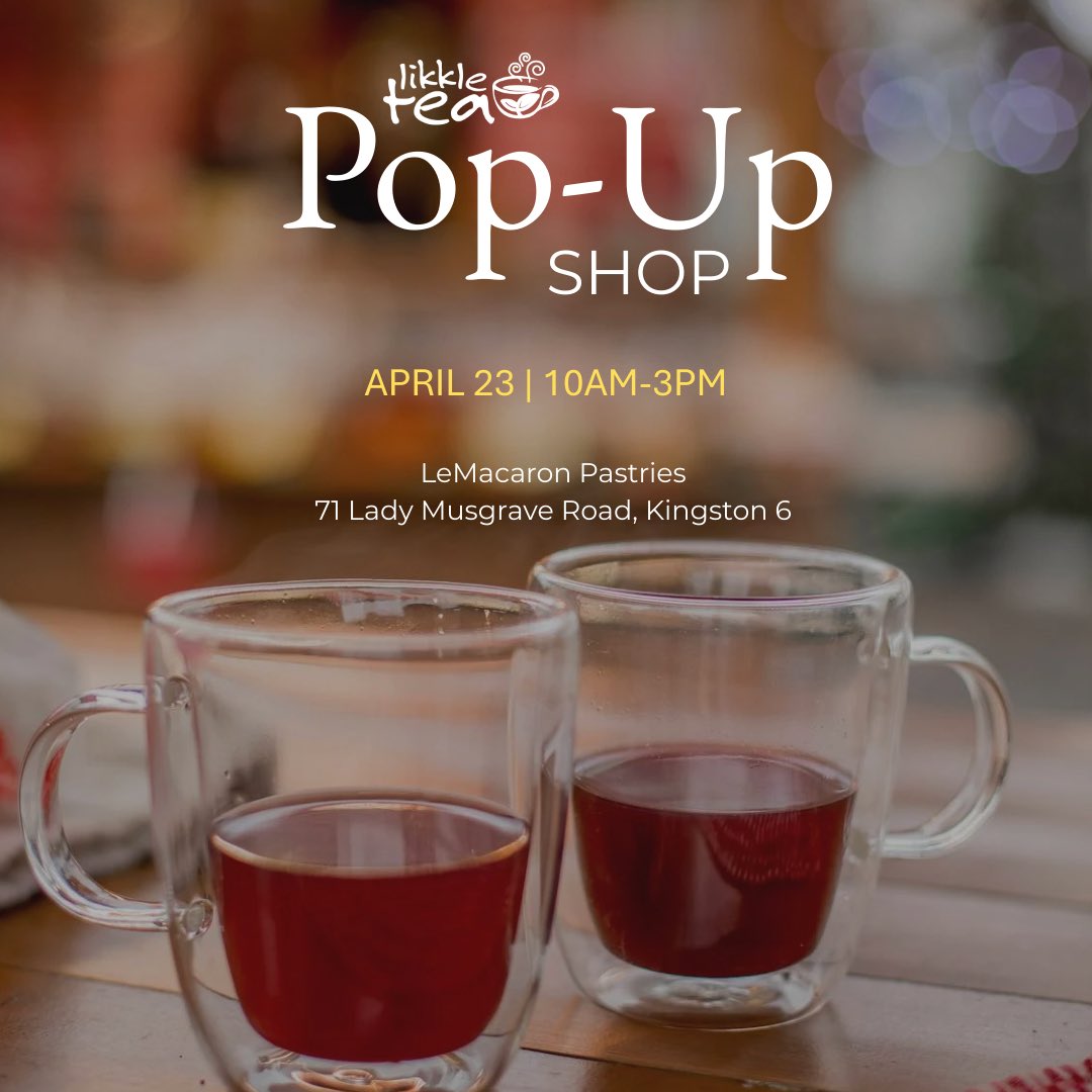 Kingston, we’re having our first Pop-Up in almost 2 years…See you on April 23 from 10am-3pm at 71 Lady Musgrave Rd (by CPJ Market courtyard) 

We have lots in store. Can’t wait to see you &amp; share a likkle tea :)