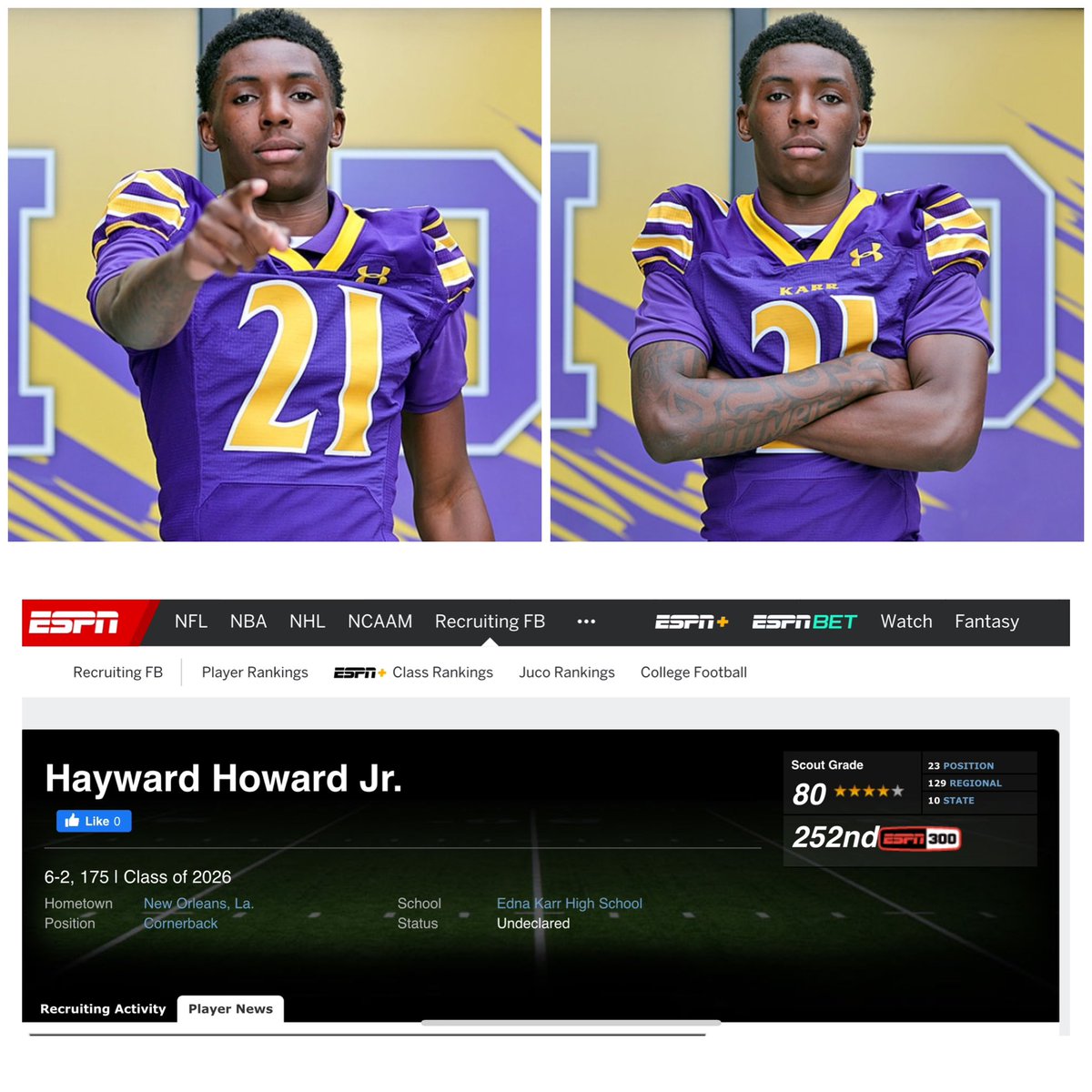 Hayward Howard JR tweet media