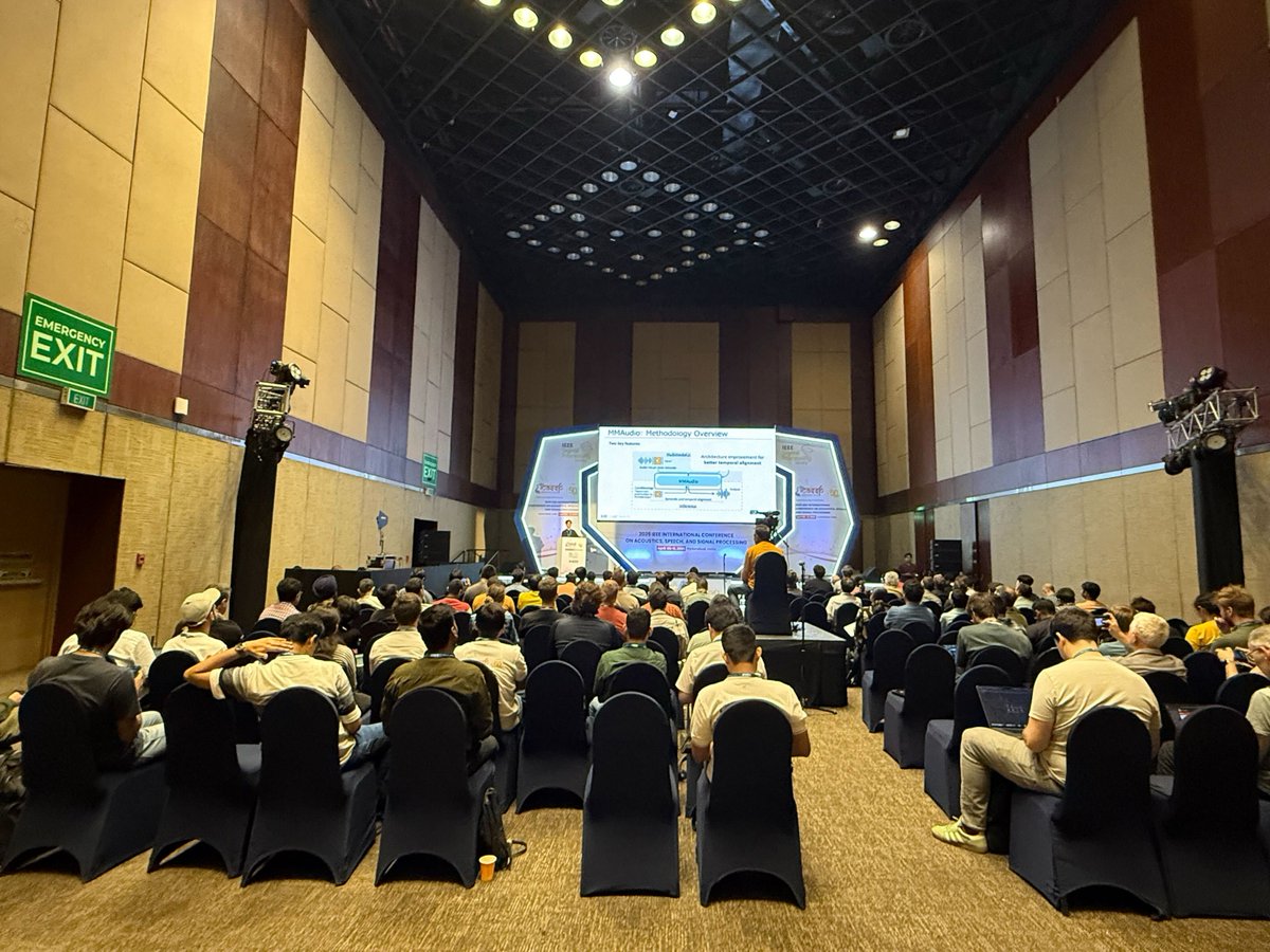 🇮🇳Our tutorial on diffusion for audio signal processing was a great success, thanks to the amazing audience!! We're so grateful you chose our tutorial. We'll be uploading our materials soon!📃

sites.google.com/view/diffusion…

#ICASSP2025