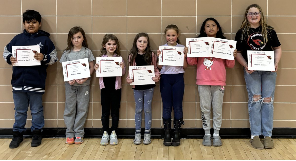BGrensteiner's tweet photo. FES March "Students of the Month!" These students have been nominated by their grade level team of teachers for their Leadership qualities and/or their Academic Achievement. We are so proud of all of you! https://t.co/FbcrkLITw1
