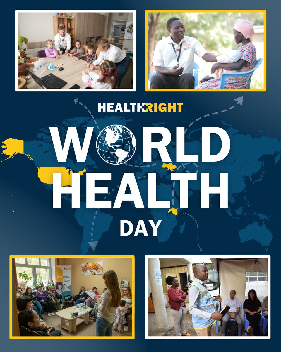 From providing mental health support in conflict zones to improving maternal and child health in remote areas, HealthRight believes in a world where everyone has access to quality health care. Happy World Health Day!

#worldhealthday #healthright #healthequity #healthforall