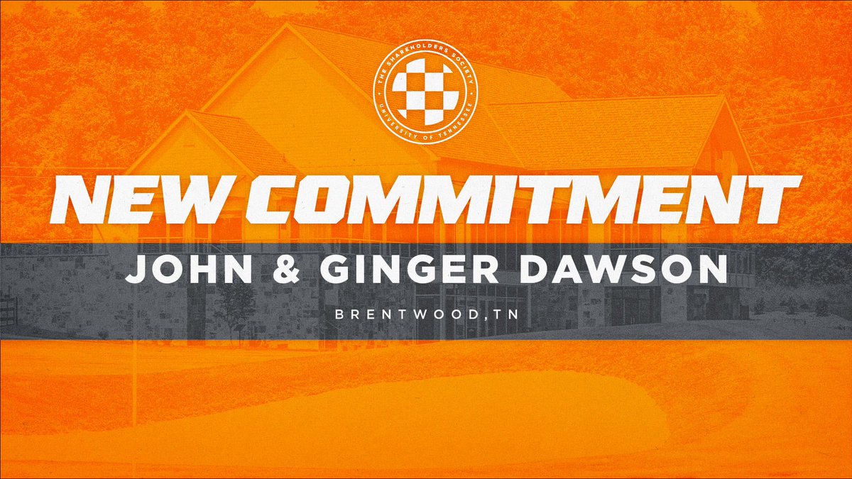 To start off the week, we're excited to celebrate the generous support of John &amp; Ginger! Because of thoughtful donors like them, the tradition of excellence on Rocky Top grows stronger every day!

Welcome to the Shareholders Society! #GBO

bit.ly/utshare