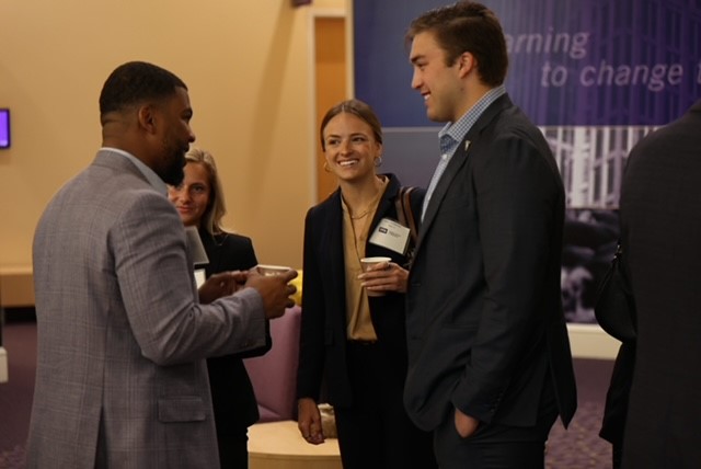 NeeleyTCU (@neeleyschooltcu) on Twitter photo “Shake hands, make eye contact and practice talking to people" - Advice shared by Jon Greifenkamp, EVP & CFO of the Chicago <a href="/Cubs/">Chicago Cubs</a>, at today's Tandy Executive Speaker Series. He shared insights on career growth, financial strategy and the power of building real connections 💼 “Shake hands, make eye contact and practice talking to people" - Advice shared by Jon Greifenkamp, EVP & CFO of the Chicago <a href="/Cubs/">Chicago Cubs</a>, at today's Tandy Executive Speaker Series. He shared insights on career growth, financial strategy and the power of building real connections 💼