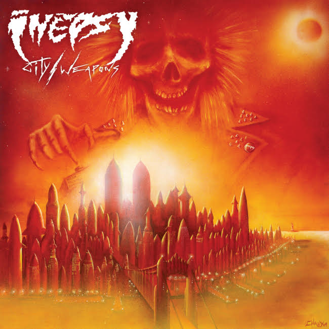 KMANRIFFSMetal's tweet photo. FULL FORCE FRIDAY:🆕April 11th5⃣2⃣🎧
INEPSY - City Weapons 🇨🇦💠
Reissued 2nd album ('05) from Quebec, Canadian D-Beat/Rock ‘n’ Roll/Crust Metal Punk outfit💠
BC➡️https://t.co/t4pOZHCGdA💠
#Inepsy #CityWepaons #Tankcrimes #DBeat #RNR #CrustMetalPunk #FFFApr11 #KMäN https://t.co/Bx1w3Jv2JL